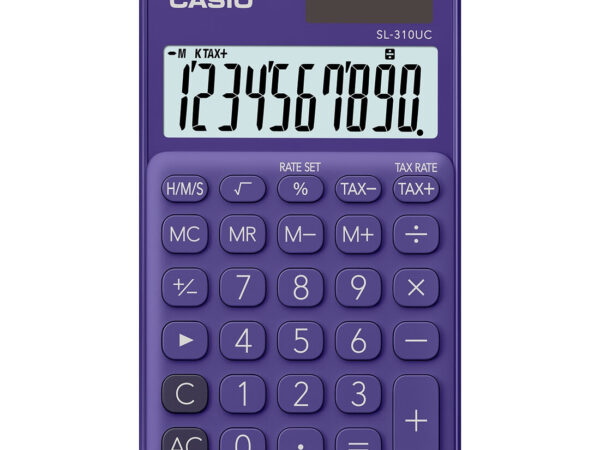 Casio SL-310UC-PL calcolatrice Tasca Calcolatrice di base Viola