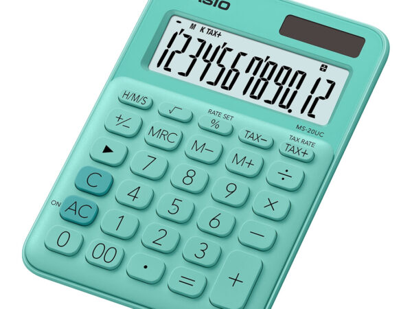 Casio MS-20UC-GN calcolatrice Desktop Calcolatrice di base Verde