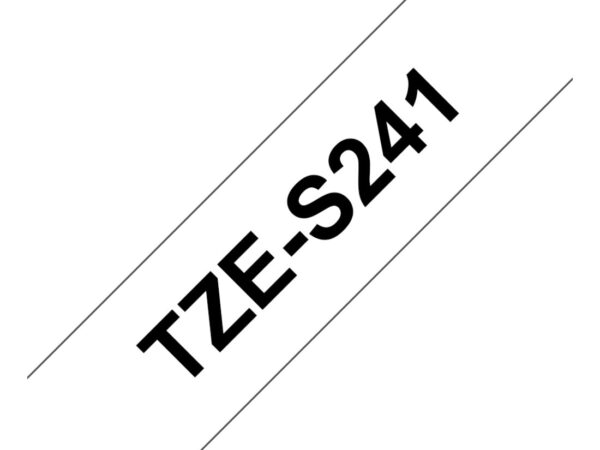 Brother TZE-S241 nastro per etichettatrice Nero su bianco TZ