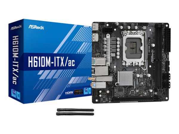 Asrock H610M-ITX/ac Intel H610 LGA 1700 mini ITX