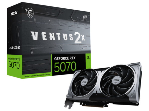 MSI GeForce RTX 5070 12G VENTUS 2X OC NVIDIA 12 GB GDDR7