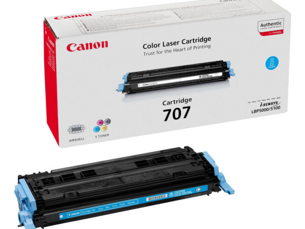 Canon 707 cartuccia toner 1 pz Originale Ciano