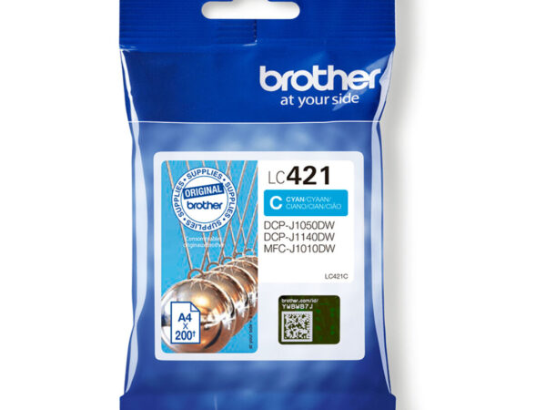 Brother LC421C cartuccia d'inchiostro 1 pz Originale Ciano