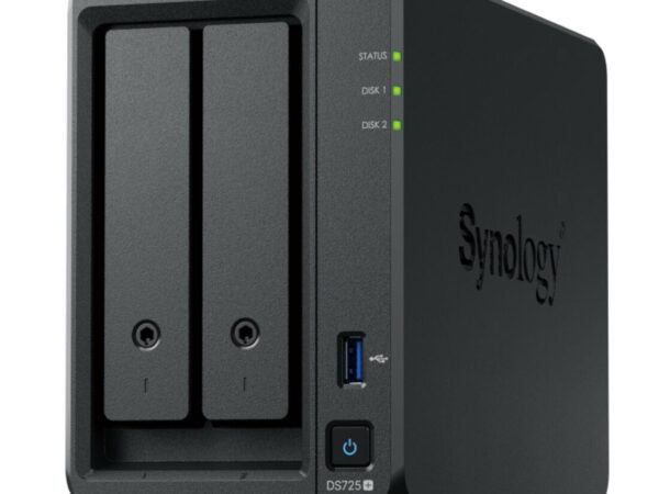 Synology DiskStation DS725+ server NAS e di archiviazione Ryzen Embedded R1600 4 GB DDR4 0 TB Nero