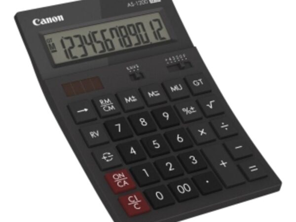 Canon AS1200HB calcolatrice Desktop Calcolatrice di base Grigio
