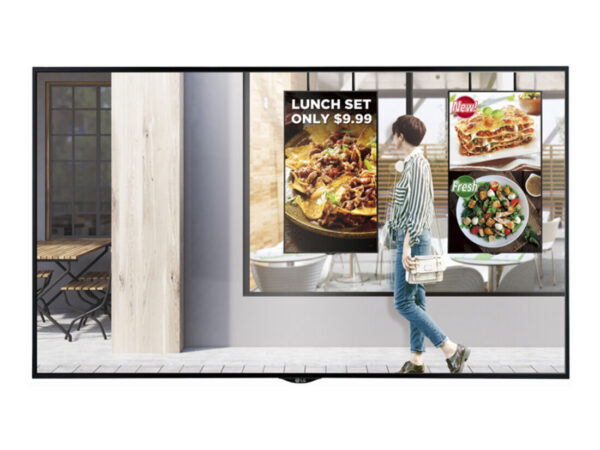 LG 55XS2E-B visualizzatore di messaggi Pannello piatto per segnaletica digitale 139,7 cm (55") LCD 2500 cd/m² Full HD Nero WebOS 24/7