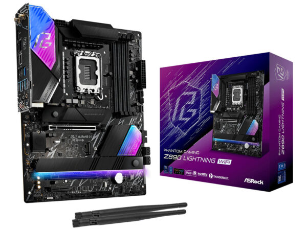 Asrock Z890 Lightning WiFi Intel Z890 LGA 1851 (Socket V1) ATX
