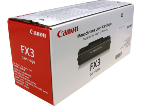 Canon FX-3 cartuccia toner 1 pz Originale Nero