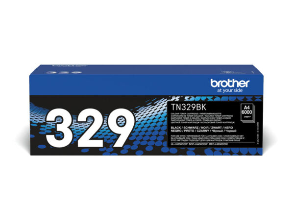 Brother TN-329BK cartuccia toner 1 pz Originale Nero
