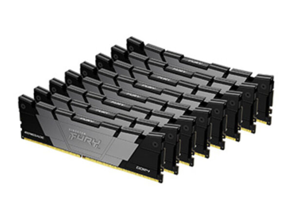 Kingston Technology FURY 256GB 3200MT/s DDR4 CL16 DIMM (Kit da 8) Renegade Black