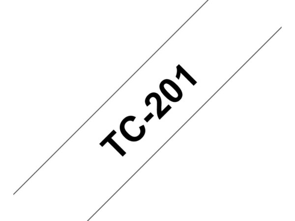 Brother TC-201 nastro per etichettatrice Nero su bianco
