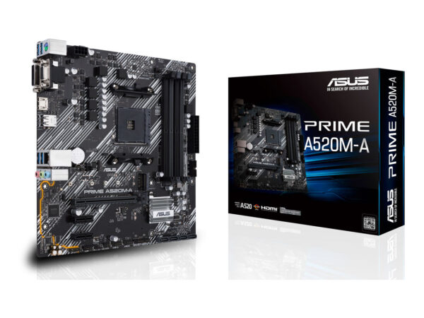 ASUS PRIME A520M-A II/CSM AMD A520 Socket AM4 micro ATX