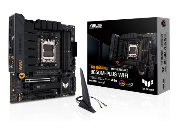 ASUS TUF GAMING B650M-PLUS WIFI AMD B650 Socket AM5 micro ATX