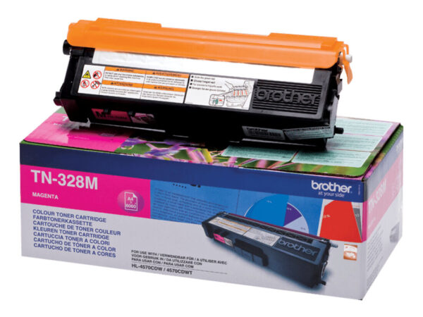 Brother TN-328M cartuccia toner 1 pz Originale Magenta