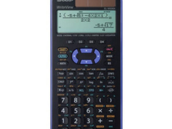 Sharp EL-W506TBSL calcolatrice Desktop Calcolatrice scientifica Nero