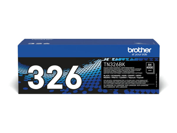 Brother TN-326BK cartuccia toner 1 pz Originale Nero