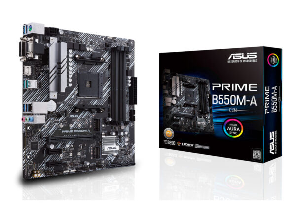 ASUS Prime B550M-A/CSM AMD B550 Socket AM4 micro ATX