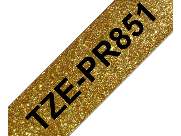 Brother TZE-PR851 nastro per etichettatrice Nero dorato