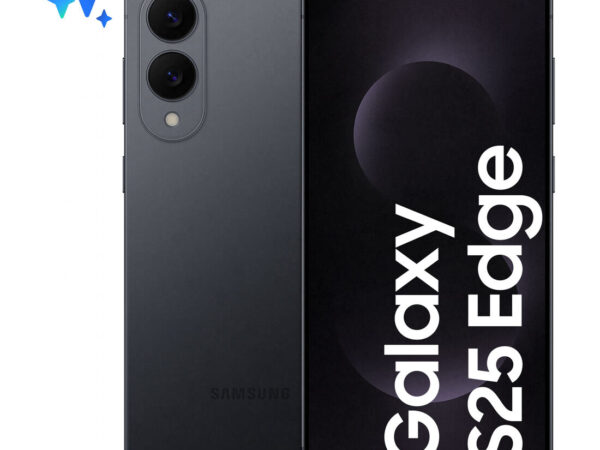 Samsung Galaxy S25 Edge, Smartphone AI, Display 6.7" QHD+ Dynamic AMOLED 2X, Fotocamera 200MP, RAM 12GB, 512GB, 3.900 mAh, Titanium Jetblack