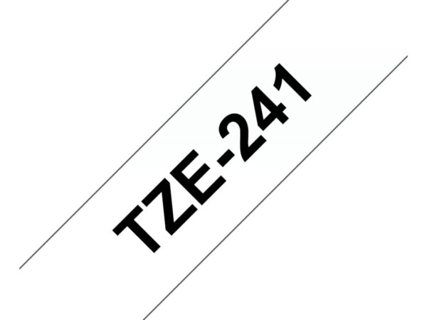 Brother TZE-241 nastro per etichettatrice Nero su bianco
