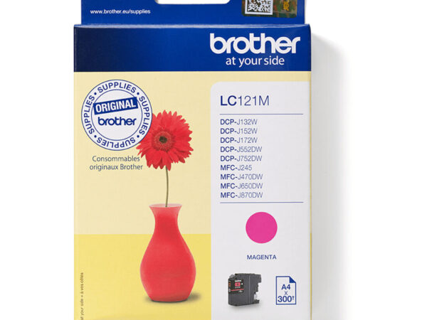 Brother LC121M cartuccia d'inchiostro 1 pz Originale Magenta