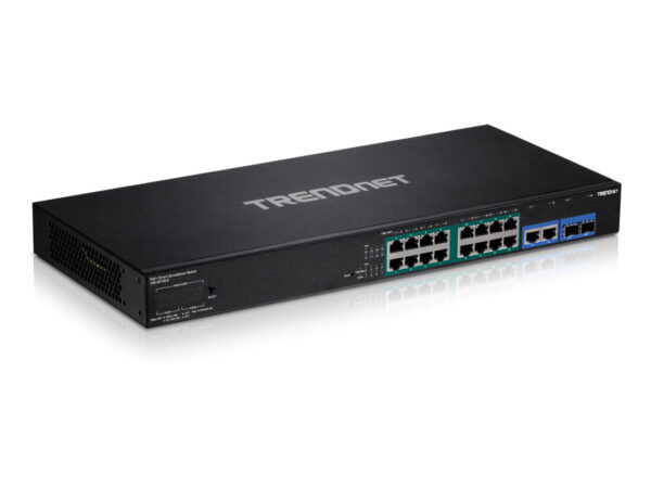 Trendnet TPE-3018LS switch di rete Gestito Gigabit Ethernet (10/100/1000) Supporto Power over Ethernet (PoE) 1U Nero