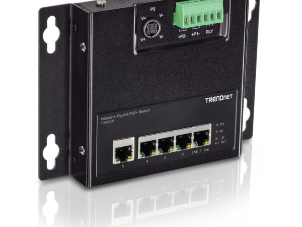 Trendnet TI-PG50F switch di rete Non gestito Supporto Power over Ethernet (PoE) Nero