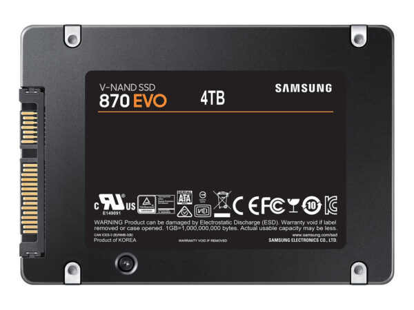 Samsung 870 EVO 4 TB 2.5" Serial ATA III V-NAND