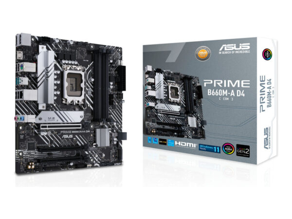 ASUS PRIME B660M-A D4-CSM Intel B660 LGA 1700 micro ATX