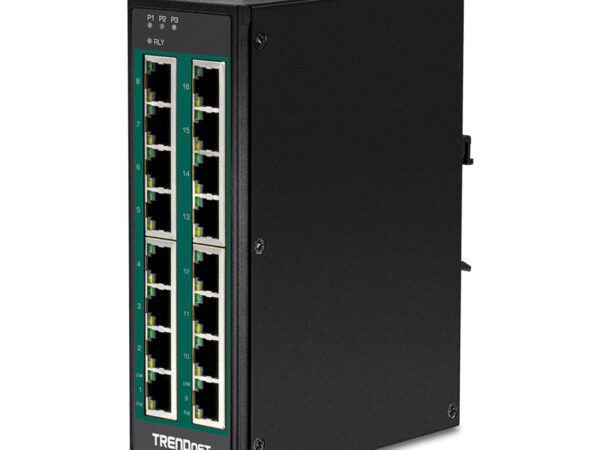 Trendnet TI-PG160 switch di rete Non gestito Gigabit Ethernet (10/100/1000) Supporto Power over Ethernet (PoE) Nero