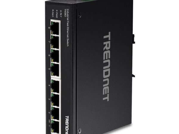 Trendnet TI-E80 switch di rete Non gestito Fast Ethernet (10/100) Nero