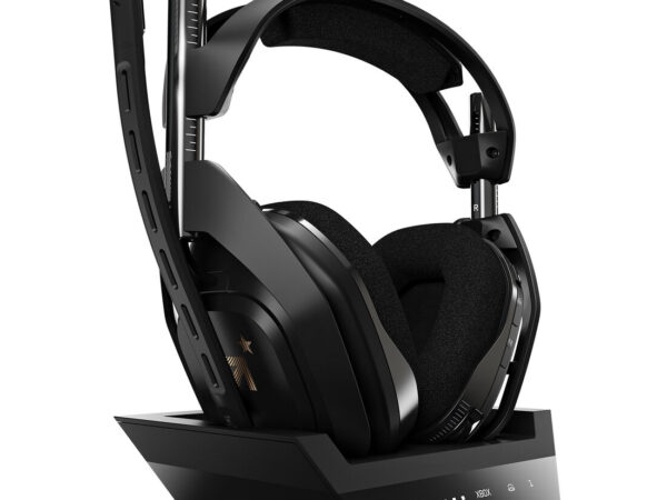 ASTRO Gaming A50 + Base Station Auricolare Wireless A Padiglione Nero, Oro