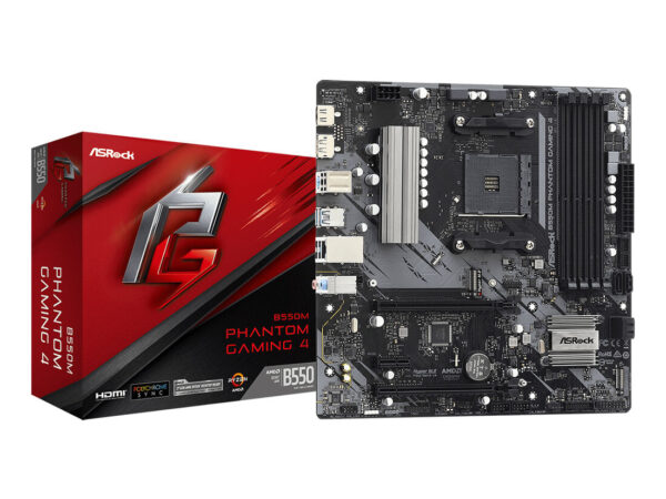 Asrock B550M Phantom Gaming 4 AMD B550 Socket AM4 micro ATX