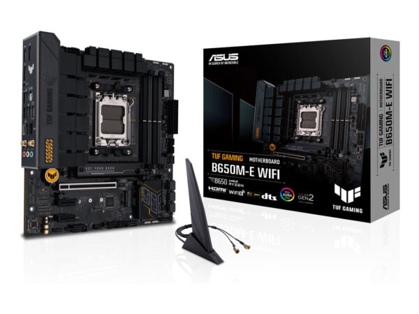 ASUS TUF GAMING B650M-E WIFI AMD B650 Socket AM5 micro ATX