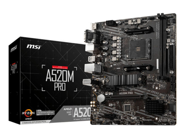 MSI A520M PRO scheda madre AMD A520 Socket AM4 micro ATX