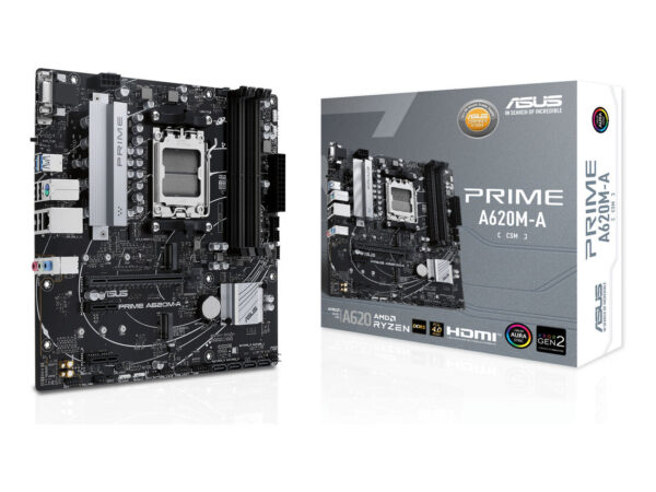 ASUS PRIME A620M-A-CSM AMD A620 Socket AM5 micro ATX