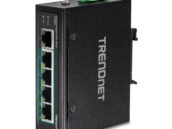 Trendnet TI-PG50 switch di rete Non gestito Gigabit Ethernet (10/100/1000) Supporto Power over Ethernet (PoE) Nero