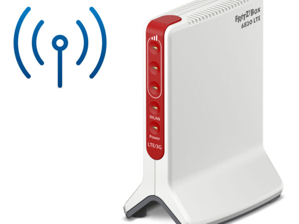FRITZ!Box 6820 LTE (v3) INT router wireless Gigabit Ethernet Banda singola (2.4 GHz) 4G Rosso, Bianco