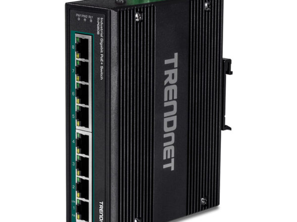 Trendnet TI-PG80B switch di rete Gigabit Ethernet (10/100/1000) Supporto Power over Ethernet (PoE) Nero