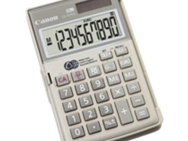 Canon LS-10TEG calcolatrice Tasca Calcolatrice finanziaria Grigio