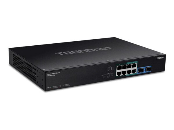 Trendnet TPE-BG102G switch di rete Non gestito Gigabit Ethernet (10/100/1000) Supporto Power over Ethernet (PoE) 1U Nero