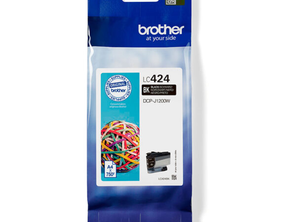 Brother LC424BK cartuccia d'inchiostro 1 pz Originale Nero