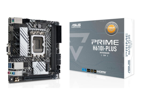 ASUS PRIME H610I-PLUS-CSM Intel H610 LGA 1700 mini ITX