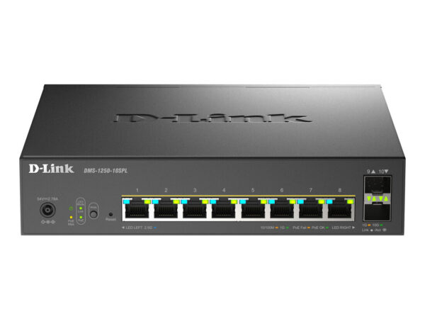 D-Link 10-Port Multi-Gigabit Smart Managed PoE Gestito