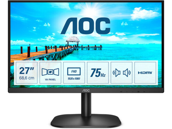 AOC B2 27B2AM LED display 68,6 cm (27") 1920 x 1080 Pixel Full HD Nero