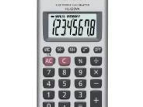 Casio HL-820VA calcolatrice Tasca Calcolatrice di base Argento
