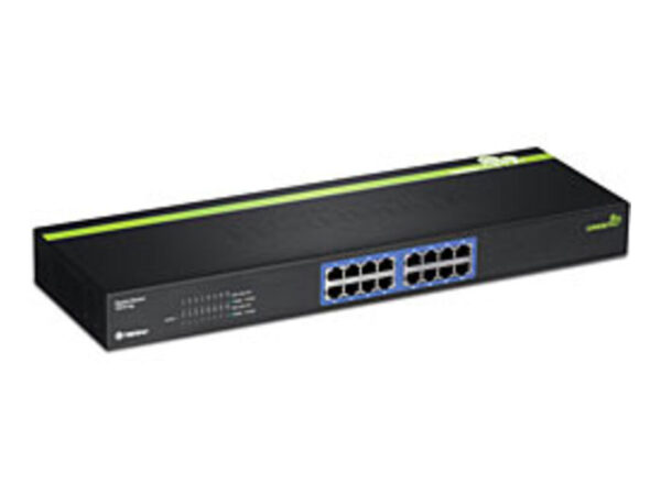 Trendnet TEG-S16G switch di rete Non gestito Nero