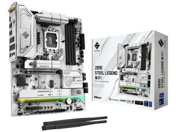 Asrock Z890 Steel Legend WiFi Intel Z890 LGA 1851 (Socket V1) ATX