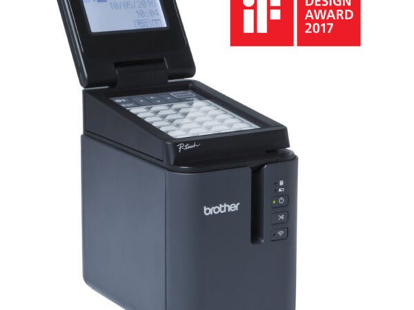 Brother PT-P950NW stampante per etichette (CD) Trasferimento termico 360 x 360 DPI 60 mm/s Con cavo e senza cavo Collegamento ethernet LAN TZe Wi-Fi