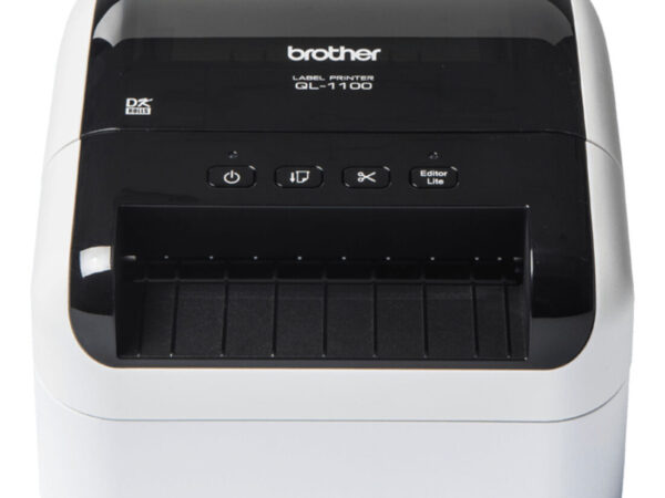 Brother QL-1100C stampante per etichette (CD) Termica diretta 300 x 300 DPI 110 mm/s Cablato